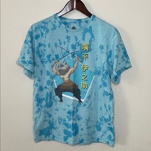 Demon Slayer Anime Graphic T-Shirt Inosuke Hashibira Manga Size Large Unisex